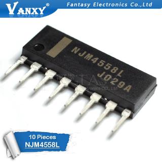 10PCS NJM4558L SIP8 NJM4558 SIP 4558L SIP-8 NJM4558LD new and  original IC