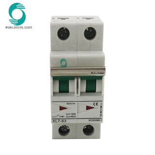 BK AC 2P 400v (WSL)400v (WSL) Breaker 400V 2P 1Ph AC 16A/25A/32A -โซล่าเซลล์ WORLDSUNLIGHT