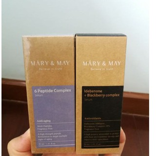 Mary &amp; May serum 30.ml เซรั่มออร์แกนิคแก้ปัญหาผิวหน้า