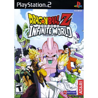 DragonBall Z Infinite World แผ่นเกมส์ps2 เกมเพล2 เกมดราก้อนบอลยอดฮิต