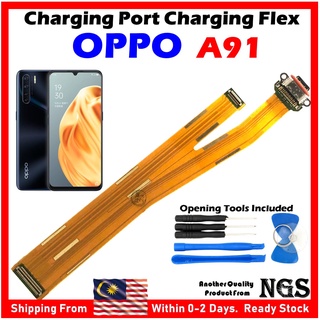 Orl NGS พอร์ตชาร์จริบบิ้น พร้อมเครื่องมือเปิด สําหรับ OPPO A91 PCPM00 CPH2001 CPH2021