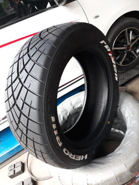 ยางใหม่ ลายซิ่ง Hero R111ขนาด19555R15 ยางปี20 Raiden By Lenso ...