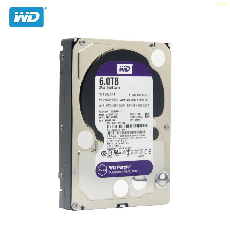 WDWestern Digital WD60EJRX WD60PURX 6TB ของแท้ ฮาร์ดไดรฟ์จอภาพ 6T ...