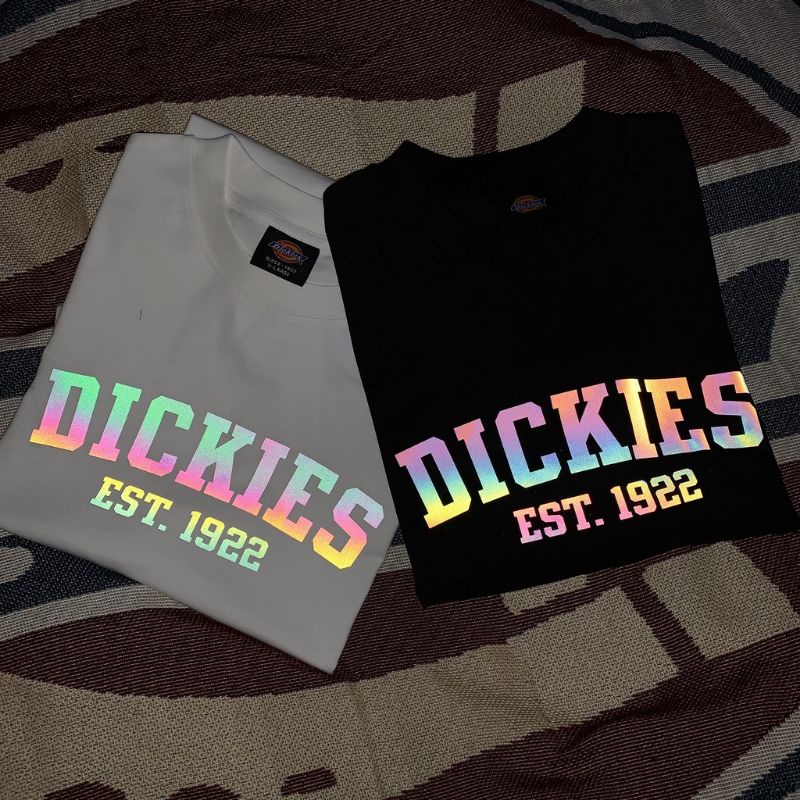 เสื้อยืด ลาย Dickies 1922 REVLECTIVE สีรุ้ง