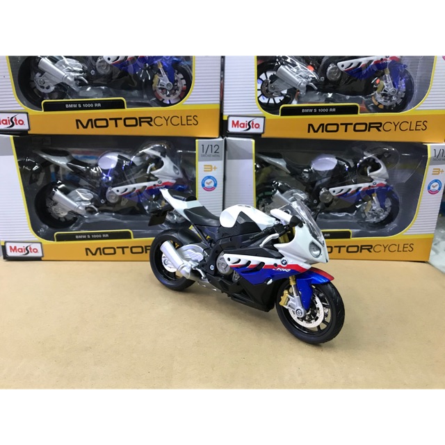 โมเดล BMW S1000RR 1:12 เป็นโมเดลมอตอร์ไซค์ สำหรับตั้งโชว์ในบ้าน