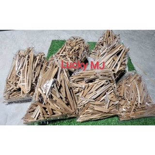 เศษไม้สัก​ ไม้อ่อยไฟ​ ไม้สักสำหรับก่อไฟ​ จุดติดไฟง่าย ถุงละ 500 กรัม