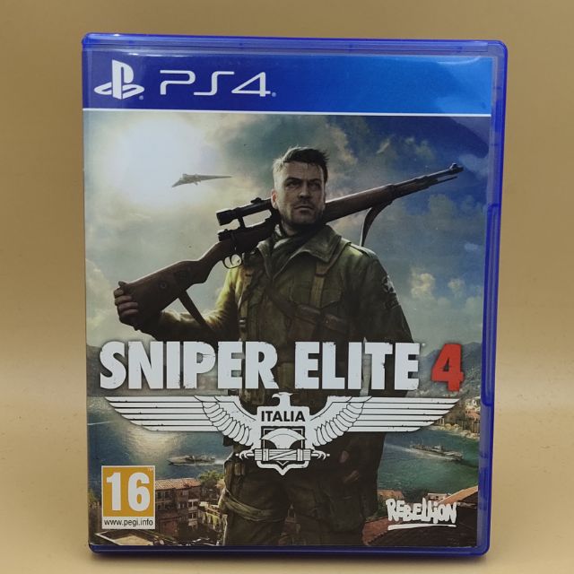 (มือสอง) มือ2 เกม ps4 : Sniper Elite 4 แผ่นสวย