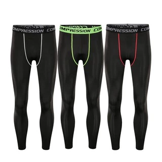 PRO COMBAT กางเกงออกกำลังกายขายาว วิ่ง/ฟิตเนส กระชับกล้ามเนื้อ Running Compression Pants Tights