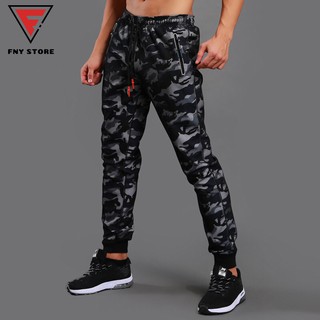 กางเกงลำลองลายพรางขายาว กางเกงแฟชั่น สปอร์ต Jogger Pants