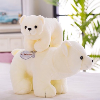 หมอนตุ๊กตาหมีขั้วโลก หมีขาวจําลอง น่ารัก ของขวัญวันเด็ก สําหรับเด็กผู้หญิง