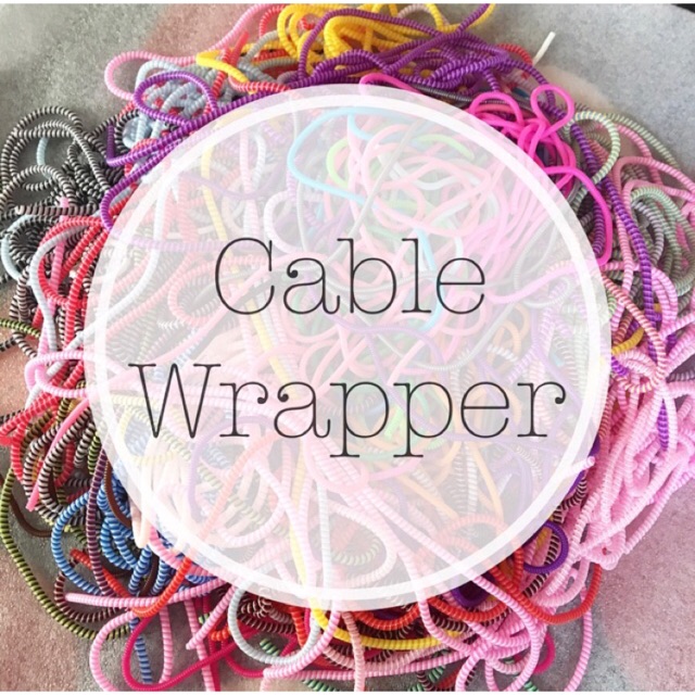 CABLE WRAPPER FOR IPHONE ANDROID CABLE (สีเดียว)