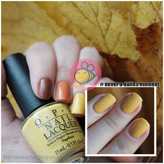 O.P.I Nail Lacquer 15ml สี Never a Dulles Moment