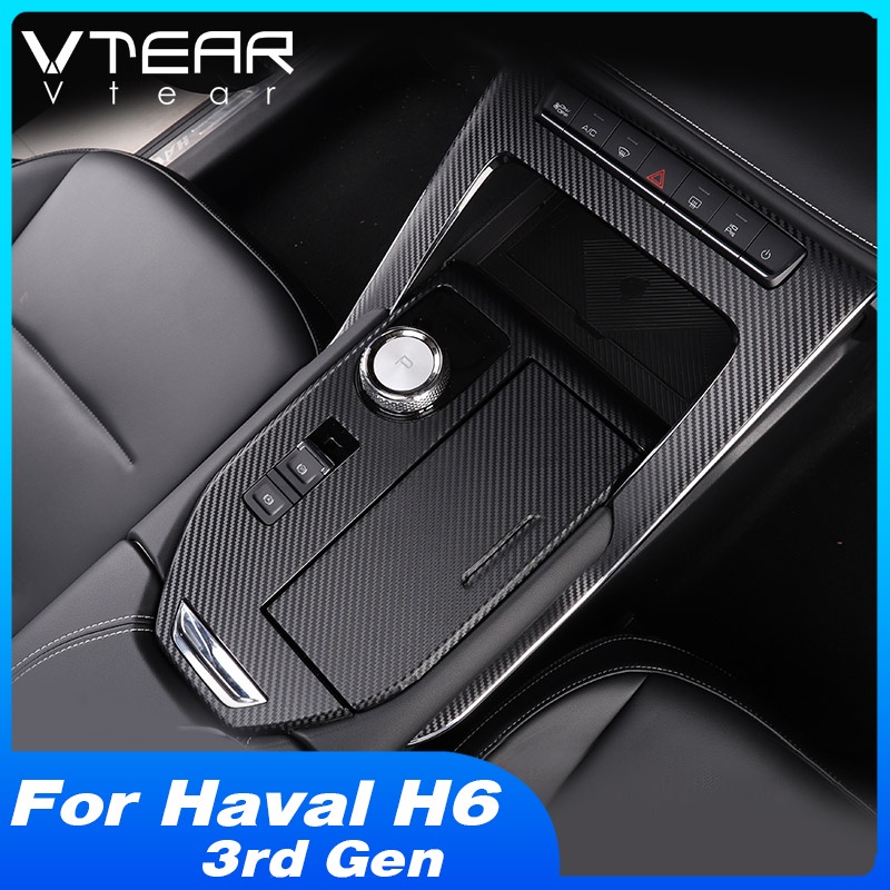 Vtear สติกเกอร์กรอบคอนโซลกลางด้านในรถยนต์ RHD OR LHD อุปกรณ์เสริม สําหรับ Haval H6 3rd Gen / H6 PHEV