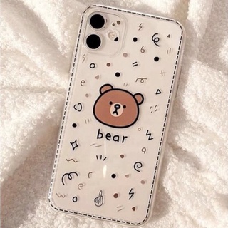 [พร้อมส่ง🇹🇭] เคสไอโฟน ลายหมี🐻 (38) เคสiPhone iPhone11 iPhoneXR iPhone12 iPhone13 iPhone7Plus/8Plus iPhoneXsMax iPhoneX