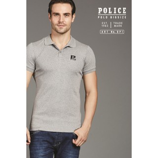 เสื้อโปโล Police  ทรง Slim fit  พอดีตัว  ผุ้ชาย/ผู้หญิง  สีเทา,กรม,ขาว,ดำ (BP1)