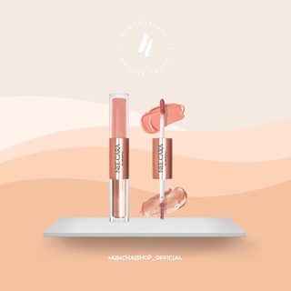 NEE CARA LONG LAST 2IN1 EYESHADOW LIQUID |  นี คาร่า อายแชโดว์ แบบลิควิด 2 หัว ในแท่งเดียว