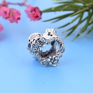 CHARMS สร้อยข้อมือชุบเงินเครื่องประดับสําหรับผู้หญิง