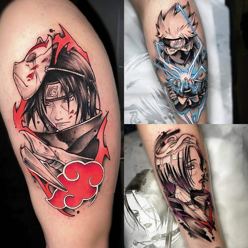 NARUTO สติ๊กเกอร์แทททูติดร่างกายชั่วคราวรูปนารูโตะกันน้ํา 20 ชิ้น ราคา ถูกที่สุด ดีลบีเคเค