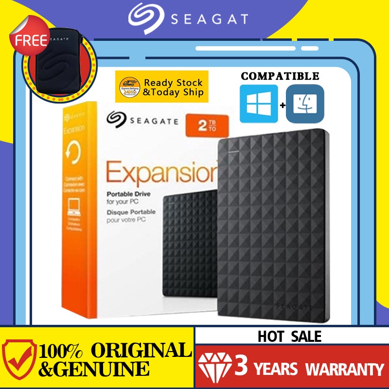 Ready Seagate Hard Disk HDD Mobile Hard Disk External Hard Drive  500GB/2TB/1TB
