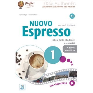 Nuovo Espresso 1 (libro + ebook interattivo) : 9788861826724 (นำเข้าของแท้100%)