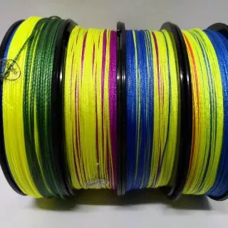 X12 JOF สาย pe X12 new ยาว 100 เมตร by JOF สายพีอี ถัก 12 สลับสี JOF Super PE X12 High Strength From Japan