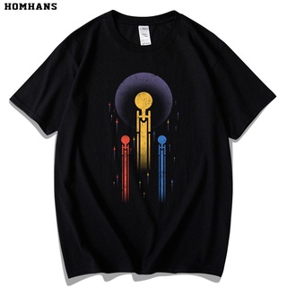 ขายดี!เสื้อยืดแขนสั้น Star Trek เกาหลีสีแดง Star Trek ผ้าฝ้ายแท้ American Drama ภาพยนตร์รอบใหม่เสื้อผ้าฤดูร้อนผู้ชายและผ