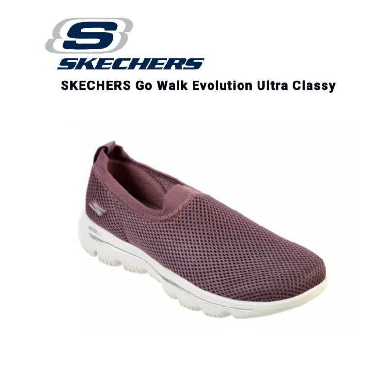 SKECHERS Go Walk Evolution Ultra Classy รองเท้าลำลองผู้หญิง (ฟรี.!.แผ่นรอง)