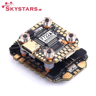 Skystaes F7 HD FC &amp;55A 4IN1 ESC BLHeli_32 MINI สแต็ค 20×20 มม. 3-6S Baro OSD ในตัว รองรับโดรนแข่ง DJI RC FPV