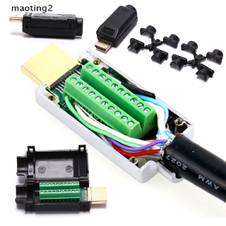 {maoting} อะแดปเตอร์เชื่อมต่อ HDMI 2.0 เป็นบอร์ดเทอร์มินัล 20P พร้อมเคส {ขายดี