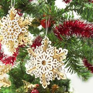 &gt;&gt;พร้อมส่ง&lt;&lt;จิ๊กซอว์ไม้ 3มิติ เกล็ดหิมะคริสต์มาส 3in1 Christmas Snowflakes Box Set (3 in one) JIGZLE 3D PLYWOOD PUZZLE