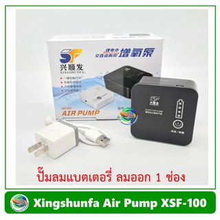 Xingshunfa XSF-100 / XSF-200 ปั๊มออกซิเจน AC/DC พร้อมแบตเตอรี่สำรองไฟและหัวเสียบ USB Air Pump