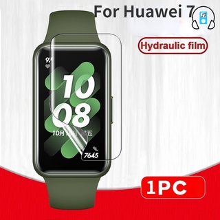 ฟิล์มกันรอยหน้าจอสมาร์ทวอทช์ แบบใส บางพิเศษ สําหรับ Huawei Band7 HD