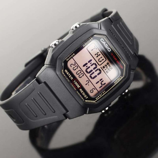 CASIO นาฬิกาข้อมือผู้ชาย สายเรซินสีดำ รุ่น W-800HG-9AV (สินค้าขายดี) - มั่นใจ ของแท้ 100% รับประกันสินค้า 1 ปีเต็ม