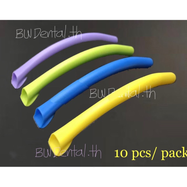 [พร้อมส่ง]10pcs Dental High power Sucking Tips / Plastic strong Suction