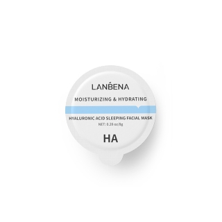 แท้100%LANBENA มาส์กหน้ากรดไฮยารูลอนิก ให้ความชุ่มชื้น บํารุงผิวหน้า Hyaluronic Acid Sleeping Facial Mask Moisturizing