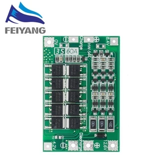 3S 4S 40A 60A Li-ion 18650 BMS แบตเตอรี่ลิเธียม Charger ป้องกัน Pad สําหรับ 11.1V 12.6V 14.8V 16.8V เจาะมอเตอร์