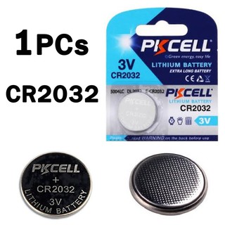 1PCs PKCELL Button Battery CR2032 Lithium Electric 3V Main Board , Set Top Box , Remote Controller, Electronic Scale