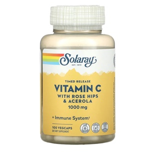 Solaray, Timed Release Vitamin C 1000 mg