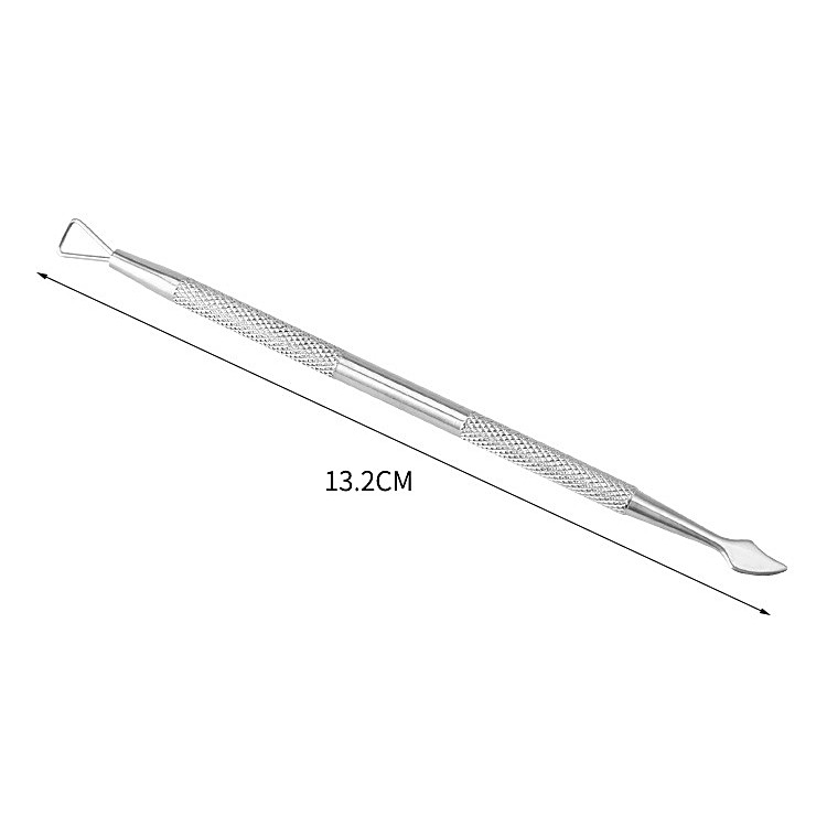 ที่ขูดสีเจล 2In1 ที่ดุนหนัง หัวสามเหลี่ยม สแตนเลสอย่างดี - รูปที่ 2