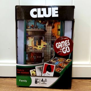 CLUE CLUEDO GRAB &amp; GO board game เกมนักสืบหัวเห็ด ขนาดมินิ