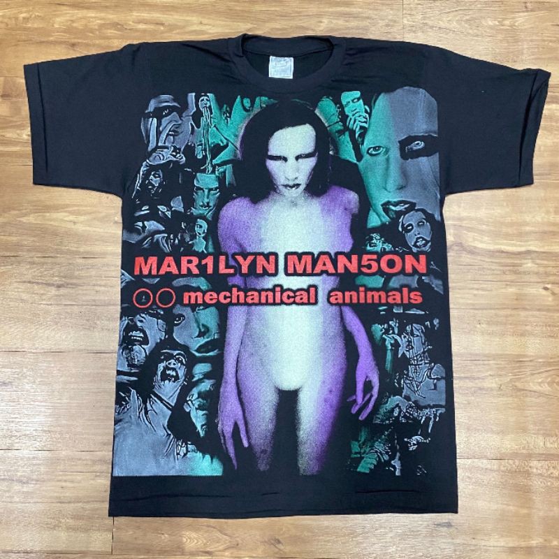 MARILYN MANSON Ovp overprint Bootleg เสื้อวง