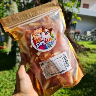 Dogfin (ด็อกฟิน) ไก่เสียบกระดูกปลา 250 กรัม สำหรับสุนัขเสริมแคลเซียม เพื่อกระดูกและฟันที่แข็งแรง
