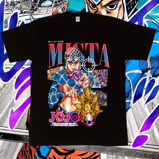 T-ShirtAnnimood เสื้อยืด พิมพ์ลาย Guido Mista Jojo Bizzare Adventure Golden Wind Homage Series S-5XL