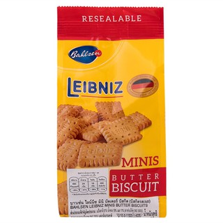 บาวเซ่นไลบ์นีชมินิบิสกิตรสเนย 100กรัม Baelsen Leibnisch Mini Biscuits Butter Flavor 100g.