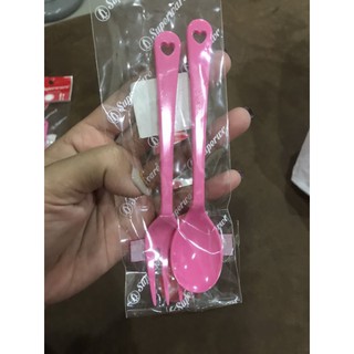 ช้อนส้อมเด็ก สีพื้น ซุปเปอร์แวร์
