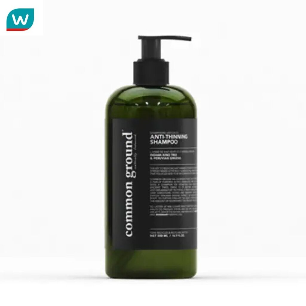 Common คอมมอน กราวด์ แอนไท ทินนิ่ง แชมพูลดการหลุดร่วงของเส้นผม 500 มล.