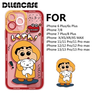 Dllencase เคสโทรศัพท์มือถือแบบนิ่ม TPU ใส กันกระแทก ลายการ์ตูน สําหรับ Compatible For iPhone 14 13 Pro Max 6 Plus 6s Plus 7 7 Plus 8 8 Plus X XS XR XS Max 11 12 13 Pro Pro Max A240