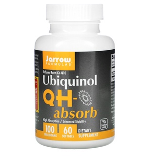 Jarrow Formulas, Ubiquinol QH-Absorb, 100 mg, 60 Softgels