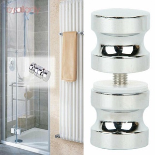 #ROYALLADY#Door Handle Bathroom Chrome Plated Handle Knob Shower Door Single Groove