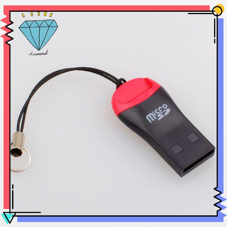 USB 2.0 ความเร็วสูง Micro SD SDHC TF Flash Memory Card Reader Mini Adapter